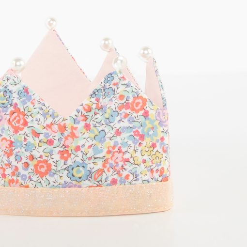 Floral & Pearl Party Crown - Image 3